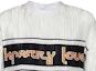 Details for (Women) Burberry White Letter Stripe Print Casual Crew Neck T-Shirt 45671251