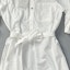 Purchase (Women) Burberry White Logo Print Loose Mid-Length Short Sleeve Dress. 80529341