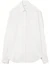 Buy (Women) Burberry White Loose-Fit Long-Sleeve Shirt with Embroidered Logo. 80713631