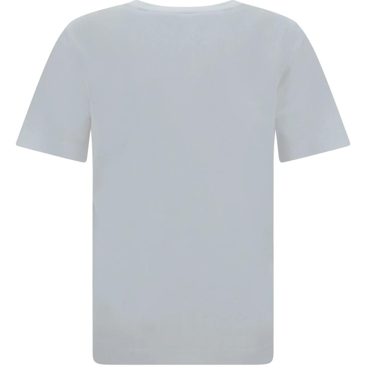 (Women) Burberry  White Paper-Cut Print Slim Fit Crew Neck T-Shirt. 80962291 圖 3