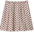 Order (Women) Burberry White Patterned Mid-Rise Pleated Casual Skirt. 80941671