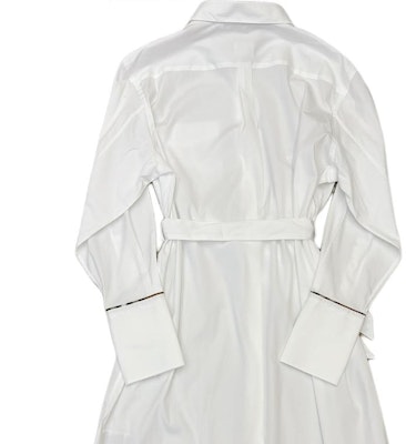 (W) Burberry 白色條紋邊短版單排扣長袖連衣裙 80843061 Sizing (W) Burberry 白色條紋邊短版單排扣長袖連衣裙 80843061