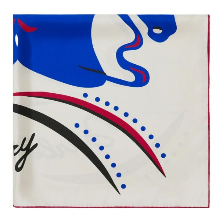 Lookbook (W) Burberry 白色絲巾帶圖案設計 80995981