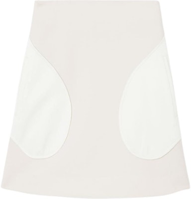 (Women) Burberry White Solid Mid-Rise Straight-Cut Short Skirt FW22 Casual. 80586641 Buy (Women) Burberry White Solid Mid-Rise Straight-Cut Short Skirt FW22 Casual. 80586641