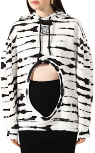 (W) Burberry 白色條紋印花連帽長袖毛衣 45639841 Lookbook (W) Burberry 白色條紋印花連帽長袖毛衣 45639841