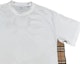 Sizing (Women) Burberry White T-Shirt with Embroidered Lettering & Check Print. 80808561