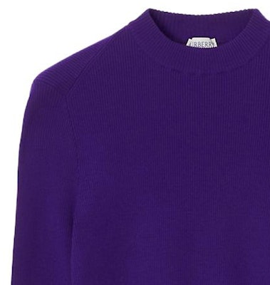 (W) Burberry Baju Sejuk Lengan Panjang Ungu Wool Blend Crewneck. 80776791 Lookbook (W) Burberry Baju Sejuk Lengan Panjang Ungu Wool Blend Crewneck. 80776791