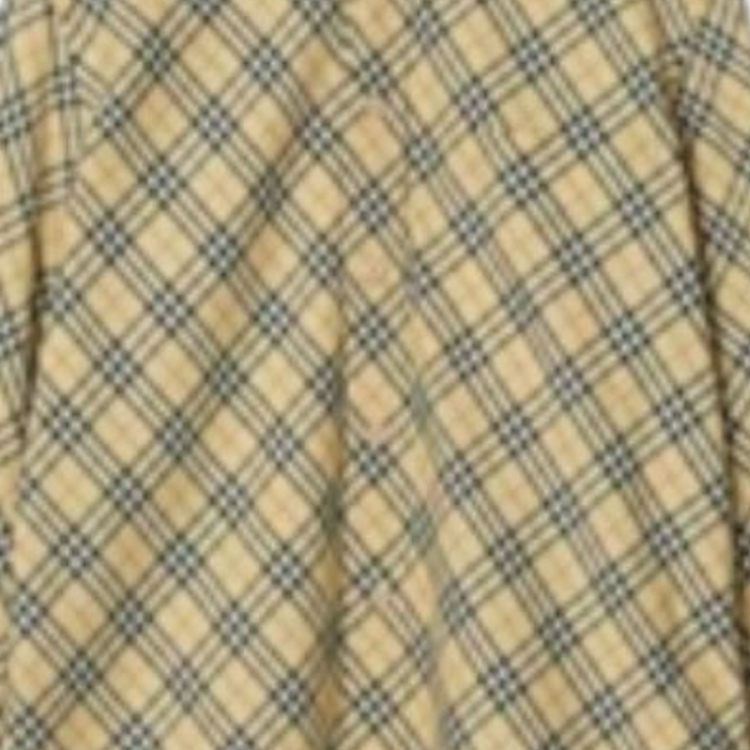 Cheap (W) 博柏利 黄格长袖翻领衬衫. 80994641