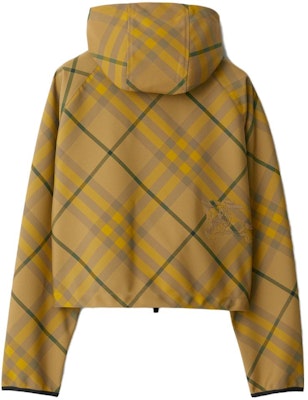 (W) バーバリー イエローチェック ラグランスリーブ ジップアップフーディージャケット. 80823181 Lookbook (W) バーバリー イエローチェック ラグランスリーブ ジップアップフーディージャケット. 80823181