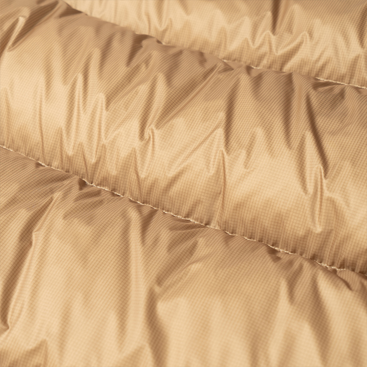 (Women) Burberry  Yellow Color-block Hooded Quilted Down Jacket. 80613371 圖 7