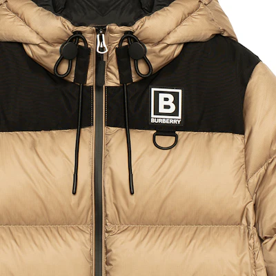 (W) Burberry 黃色拼接連帽羽絨外套. 80613371 Cheap (W) Burberry 黃色拼接連帽羽絨外套. 80613371
