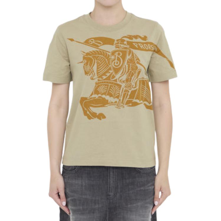 (Women) Burberry  Yellow Graphic Print Short Sleeve T-Shirt. 80963761 圖 4