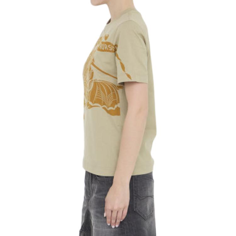 (Women) Burberry  Yellow Graphic Print Short Sleeve T-Shirt. 80963761 圖 6