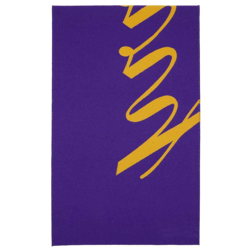 (Women) Burberry  Yellow Wool Silk Scarf with Logo Design 8079176 圖 3