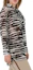 Purchase (Women) Burberry Zebra Stripe Print Long Sleeve Button-Up Shirt 45645081