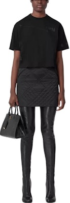 (W) Camiseta Negra de Manga Corta con Estampado Zodiac Burberry FW22 80614141 Lookbook (W) Camiseta Negra de Manga Corta con Estampado Zodiac Burberry FW22 80614141