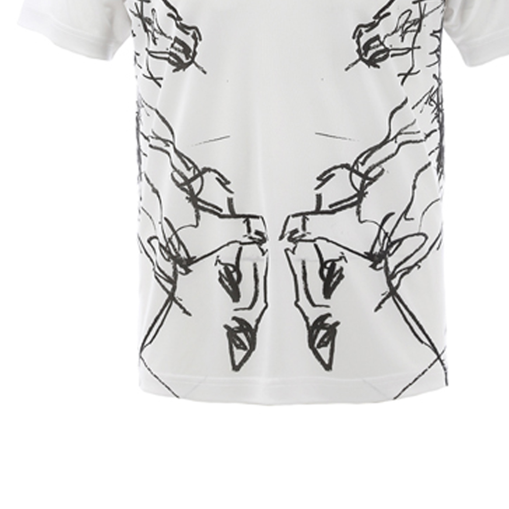 (Women) Burberry Abstract Print Crewneck T-Shirt White 80161361 圖 8