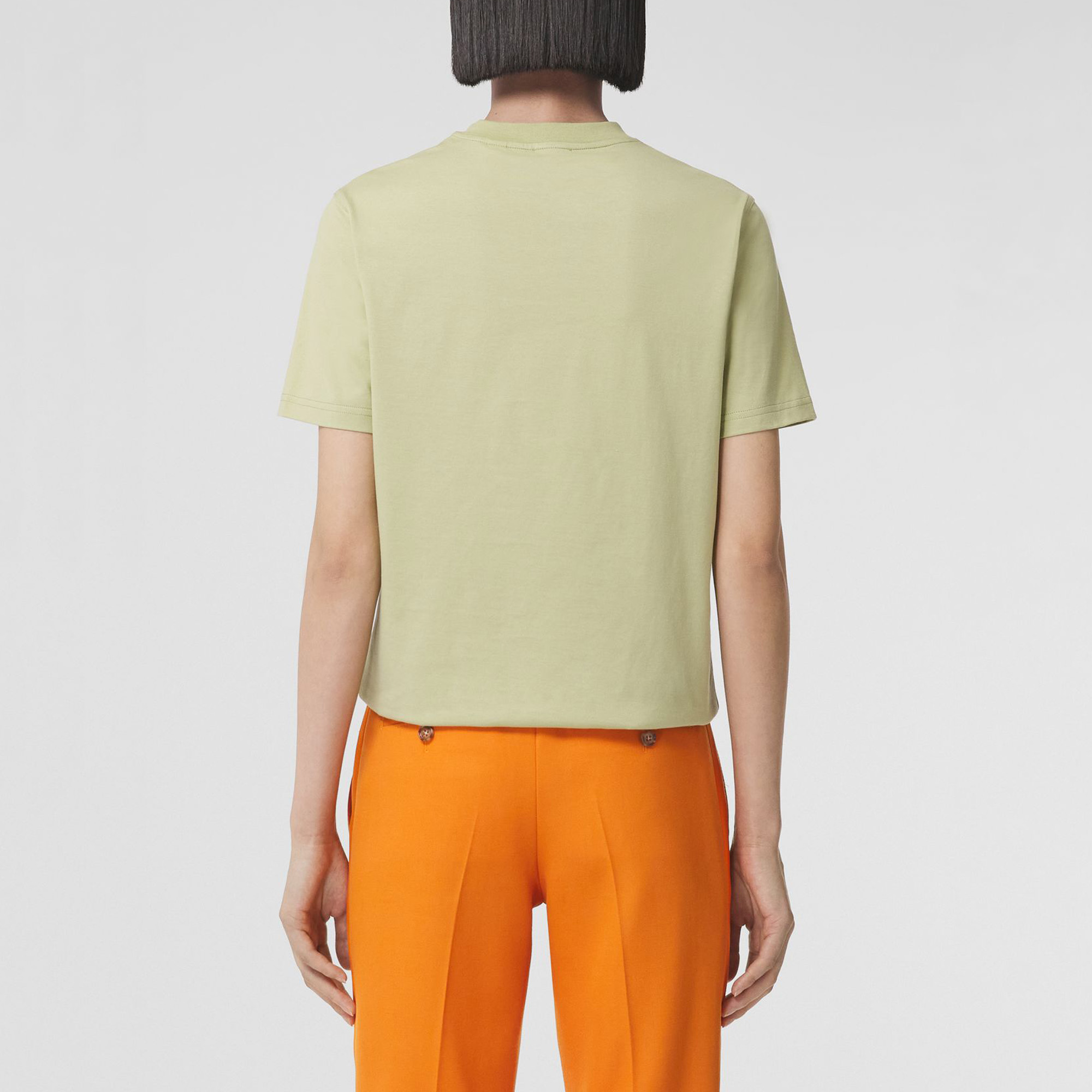 Purchase (W) 博柏利地址印花宽松版短袖棉质T恤 80434501