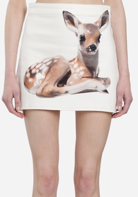 (W) Burberry Rok Denim Cetakan Haiwan Zip Putih 80245521 Shop (W) Burberry Rok Denim Cetakan Haiwan Zip Putih 80245521