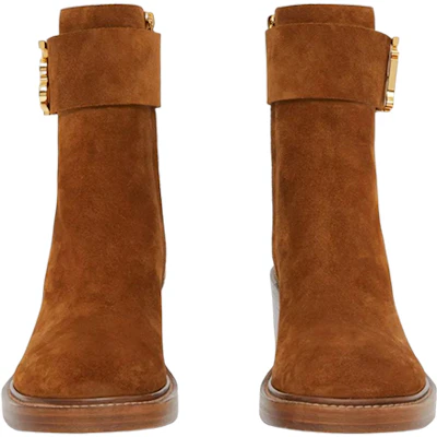 (W) Botín Burberry 'Chocolate Signature Check' 80588251 Lookbook (W) Botín Burberry 'Chocolate Signature Check' 80588251