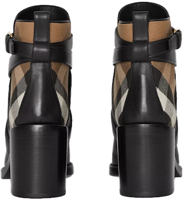 (Women) Burberry Ankle Boot 'House Check Black Leather' 80048541 Shop (Women) Burberry Ankle Boot 'House Check Black Leather' 80048541
