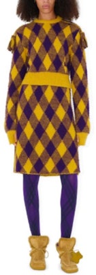 (W) Burberry Rok Wol Argyle Colorblock Pola Kotak Rok Pendek Kasual. 80769501 Shop (W) Burberry Rok Wol Argyle Colorblock Pola Kotak Rok Pendek Kasual. 80769501