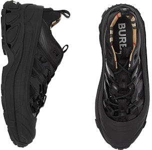 (W) Burberry Arthur 'Nilon Hitam dan Kulit Patent' 80361661 Shop (W) Burberry Arthur 'Nilon Hitam dan Kulit Patent' 80361661