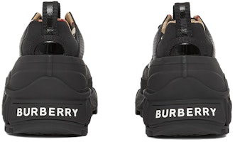 博柏利 Arthur 尼龍拼漆皮運動鞋 女款 黑色 Purchase 博柏利 Arthur 尼龍拼漆皮運動鞋 女款 黑色