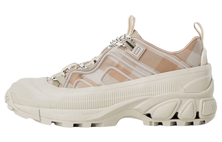 (W) Burberry Arthur 'Check Canvas Beige'