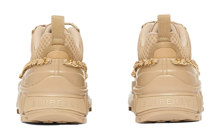 (W) Burberry Arthur 'Honey Chain-Embellished Suede Panel Leather' 圖 4