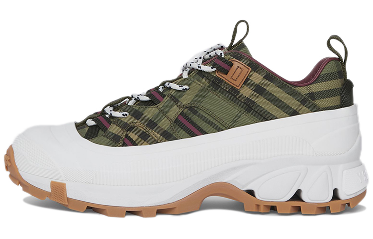 (W) Burberry Arthur 'Military Green Check'