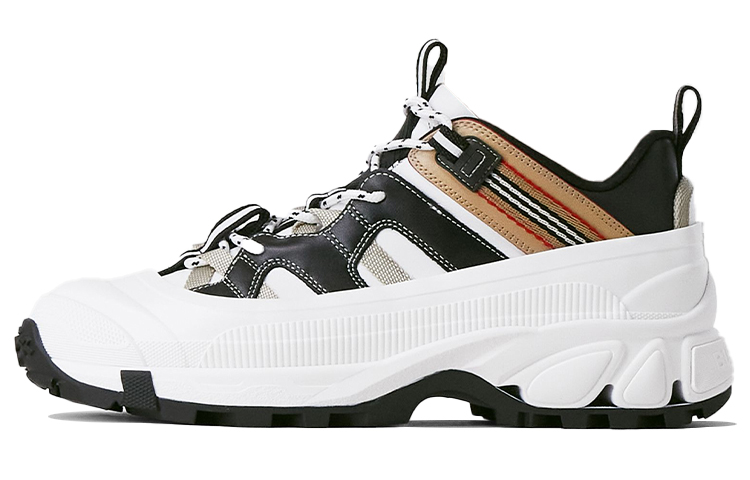 (W) Burberry Arthur Low 'White Stripe'