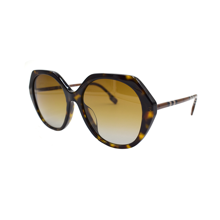 (Women) Burberry B. Check  Polarized Sunglasses Holiday Edition - Tortoiseshell. B4375-F 4017/T5 圖 3
