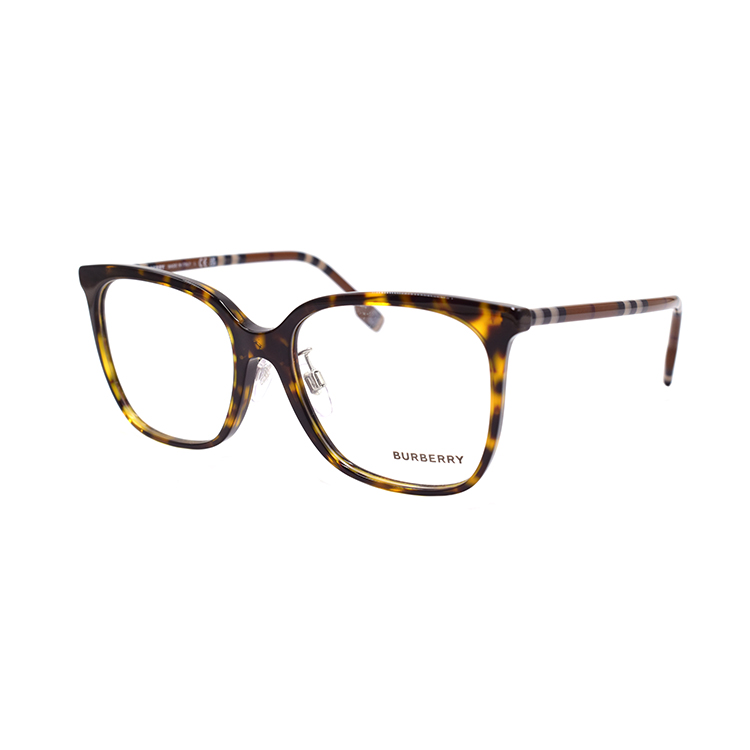 (Women) BURBERRY B. Check Tortoiseshell  Optical Glasses 2367F Business Travel Style B2367-F 4017