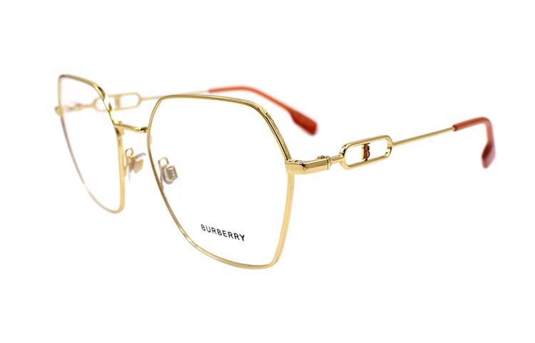 (Women) BURBERRY B. Monogram Gold Optical Glasses for Women - Minimalist Business Style. B1361 1341 圖 3