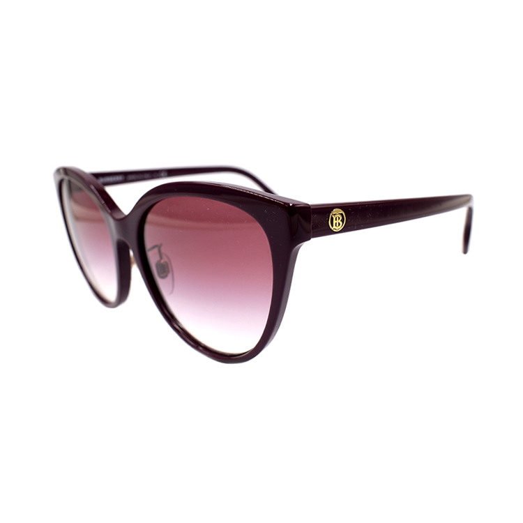 (Women) BURBERRY B. Monogram Holiday Travel  Sunglasses 4365F Burgundy Red. B4365-F 3979/8H-57 圖 3