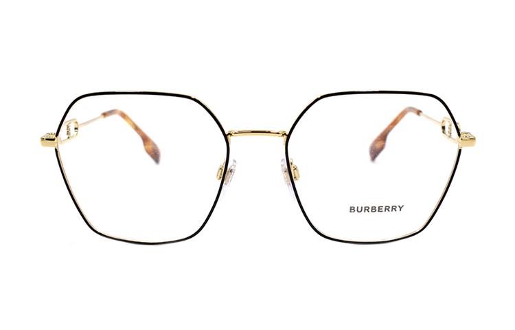 (Women) BURBERRY B. Monogram Metal Optical Glasses 1361 Women - Black Gold. B1361-1326 圖 2