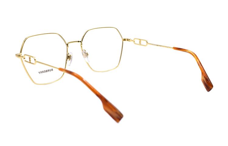 (Women) BURBERRY B. Monogram Metal Optical Glasses 1361 Women - Black Gold. B1361-1326 圖 4