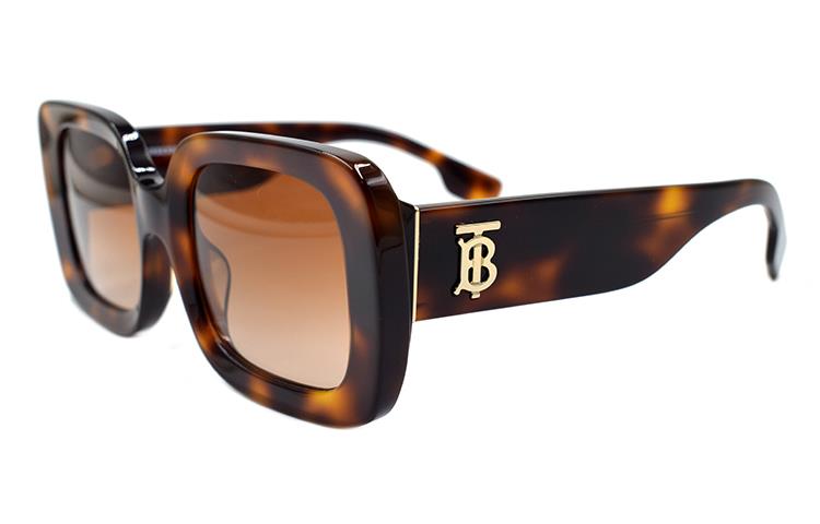 (Women) Burberry B. Monogram Modern Tortoiseshell Sunglasses 4327F for Women B4327-F-3316/13-53 圖 3