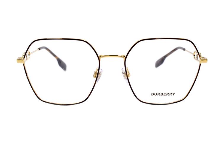 (Women) BURBERRY B. Monogram Optical Glasses 1361 Gold  Fashion Accessory B1361-1328 圖 2