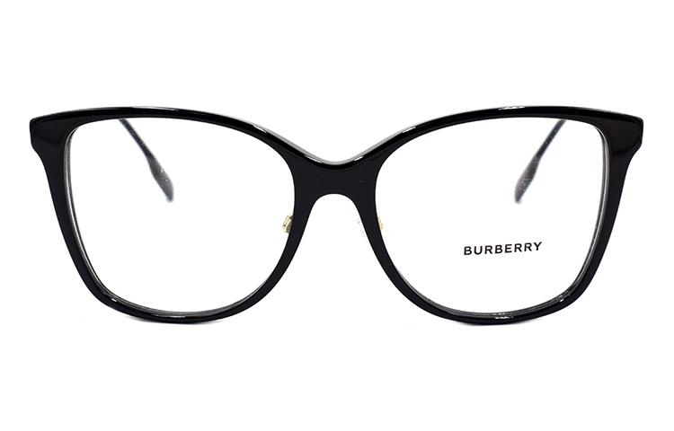 (Women) BURBERRY B. Monogram Optical Glasses 2336F Black Elegant Design B2336-F-3001-54