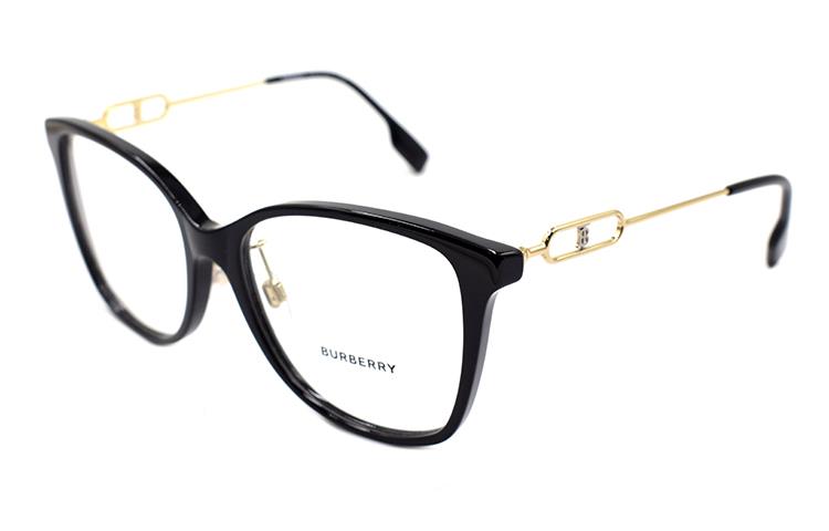 (Women) BURBERRY B. Monogram Optical Glasses 2336F Black Elegant Design B2336-F-3001-54 圖 3