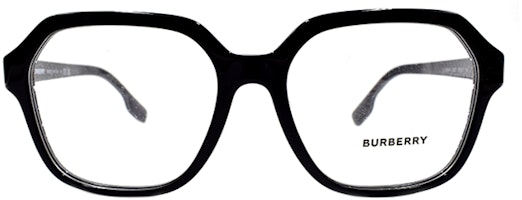 (Women) BURBERRY B. Monogram Retro Style Holiday Optical Glasses 2358F Women Black. B2358-F 3977-54 (Women) BURBERRY B. Monogram Retro Style Holiday Optical Glasses 2358F Women Black. B2358-F 3977-54