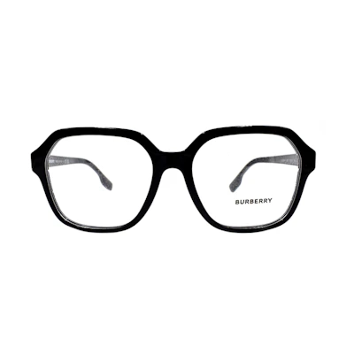 (Women) BURBERRY B. Monogram Retro Style Holiday Optical Glasses 2358F Women Black. B2358-F 3977-54