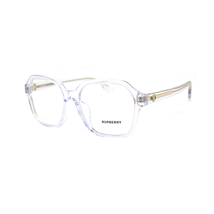 (Women) Burberry B. Monogram Vintage-Style Clear Optical Glasses for Women - Holiday Edition B2358-F 3024