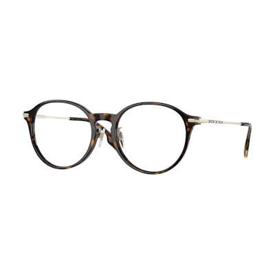 (Women) Burberry B. Stripe Round Optical Glasses for Women - Tortoiseshell Frame B2365-F 3002