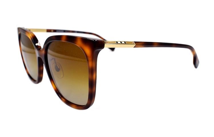 (Women) BURBERRY B. Stripe Tortoise Holiday Polarized Sunglasses  Edition B4347-F 3316/T5 圖 3