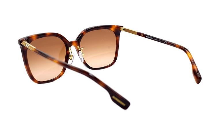 (Women) BURBERRY B. Stripe Tortoise Holiday Travel  Sunglasses B4347-F 3316/13 圖 4