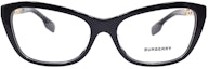 Lookbook (Women) BURBERRY B.LOGO Cat-Eye Optical Glasses 2392F Holiday Edition Women Black B2392-F-3001