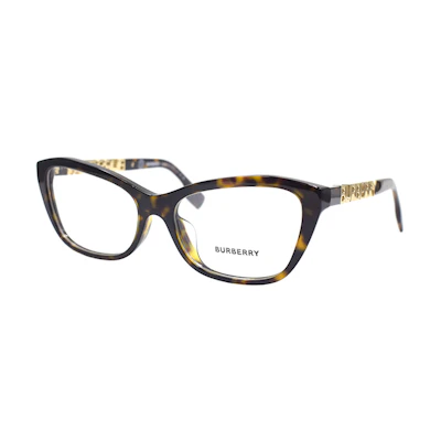 (Women) BURBERRY B.LOGO Cat-Eye Optical Glasses Holiday Edition Tortoiseshell B2392-F-3002